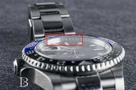 where is rolex serial number located